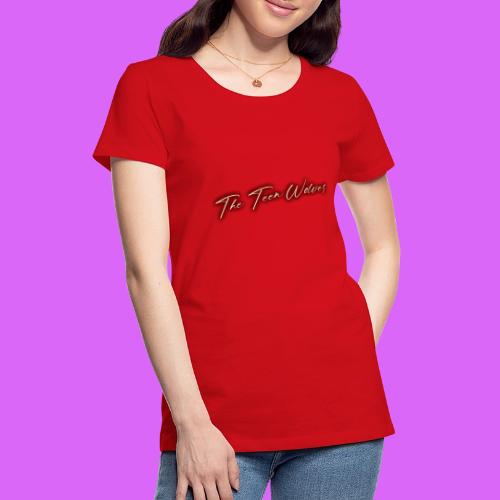 Cursive - Women's Premium T-Shirt
