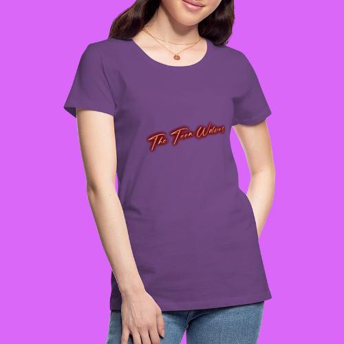 Cursive - Women's Premium T-Shirt