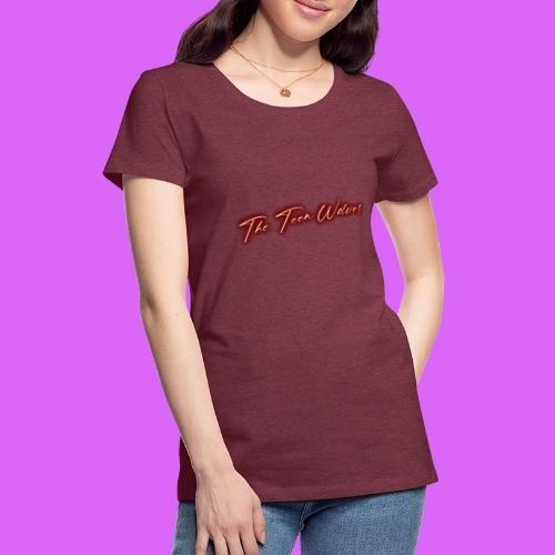 Cursive - Women's Premium T-Shirt
