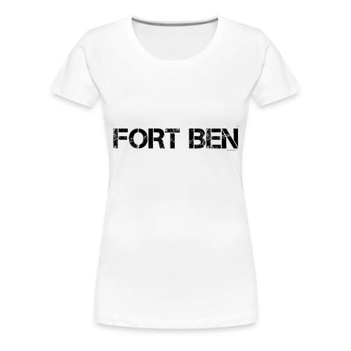 FORT BEN, black capture - Women's Premium T-Shirt