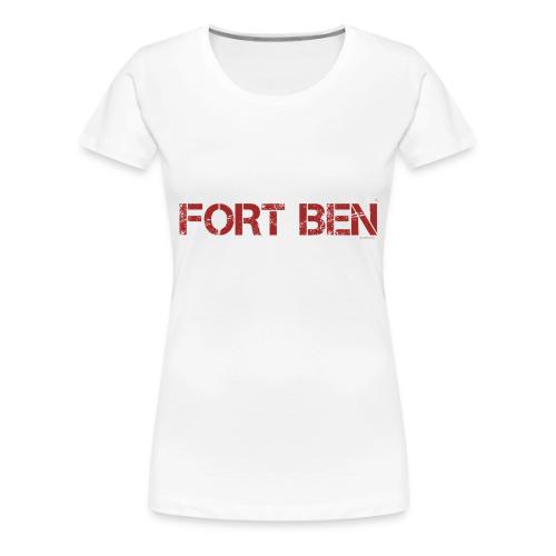 FORT BEN, red capture - Women's Premium T-Shirt