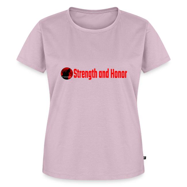 Strength and Honor - Red Letters