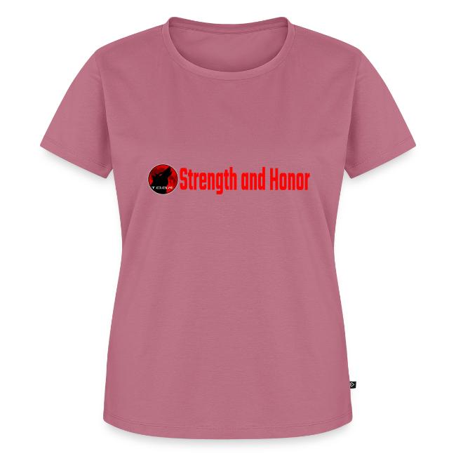 Strength and Honor - Red Letters