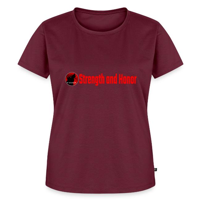 Strength and Honor - Red Letters