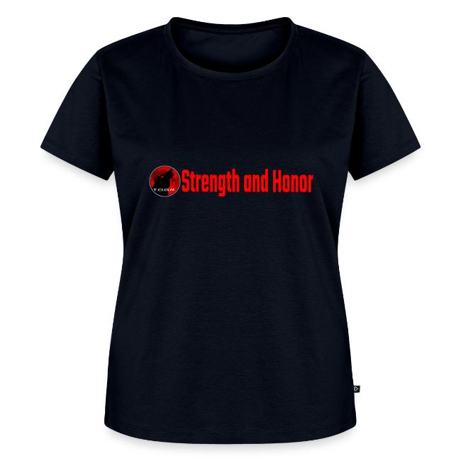 Strength and Honor - Red Letters