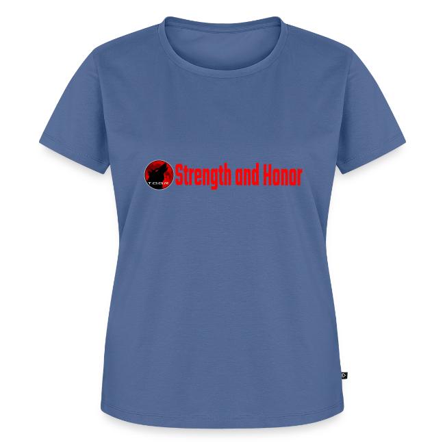 Strength and Honor - Red Letters