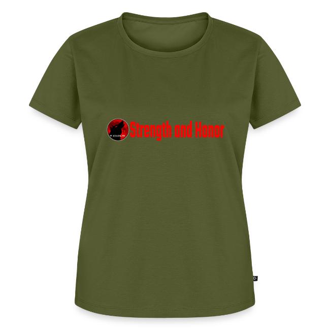Strength and Honor - Red Letters