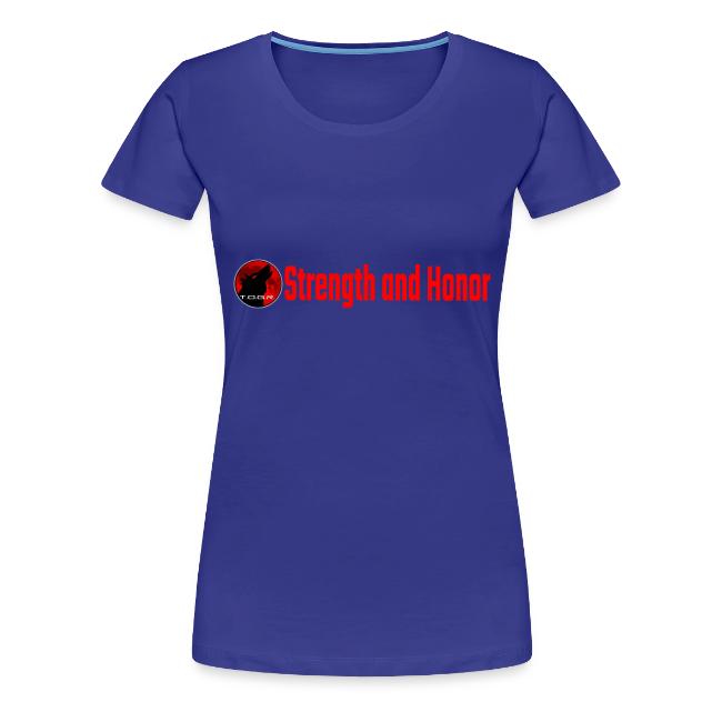 Strength and Honor - Red Letters