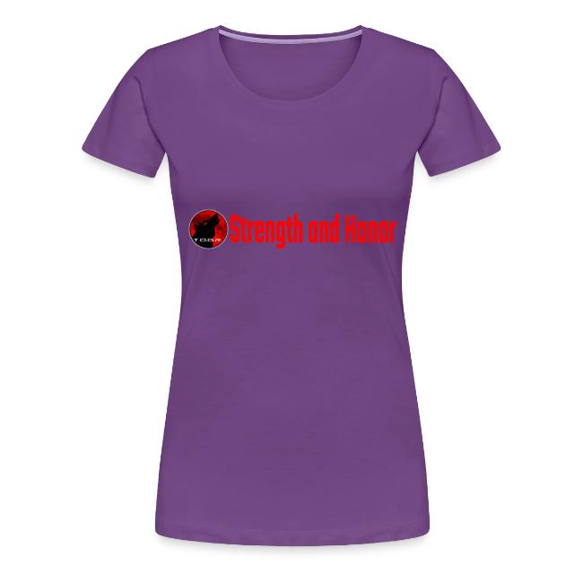 Strength and Honor - Red Letters