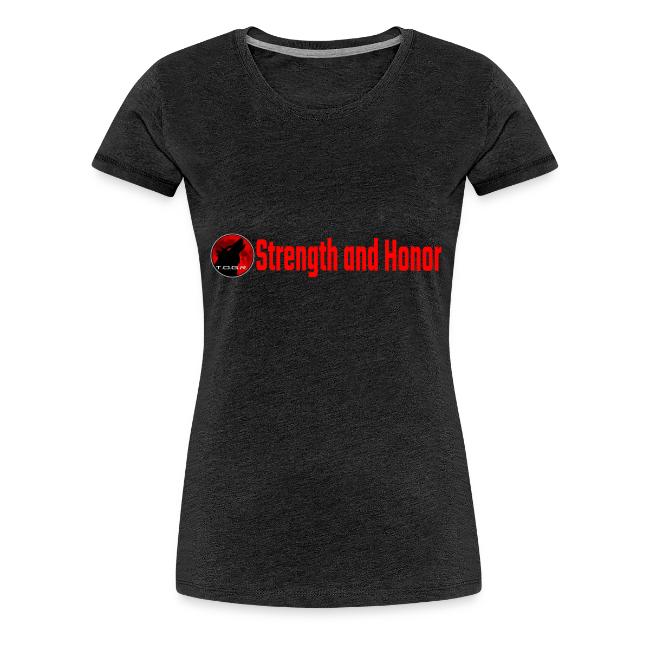 Strength and Honor - Red Letters