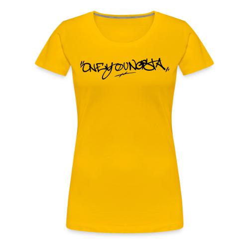 OneYoungsta Graf Writer Blk | NERDSoul - Women's Premium T-Shirt