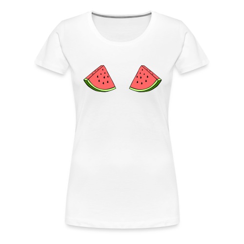 Boob Watermelon - Women's Premium T-Shirt