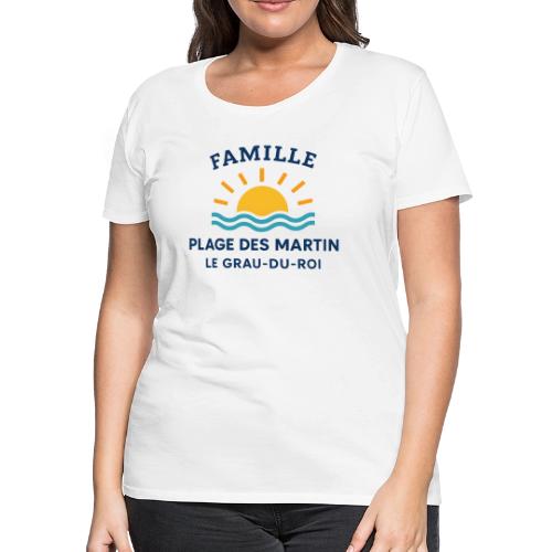 Family Beach Shirt – Plage des Martin Design - Women's Premium T-Shirt