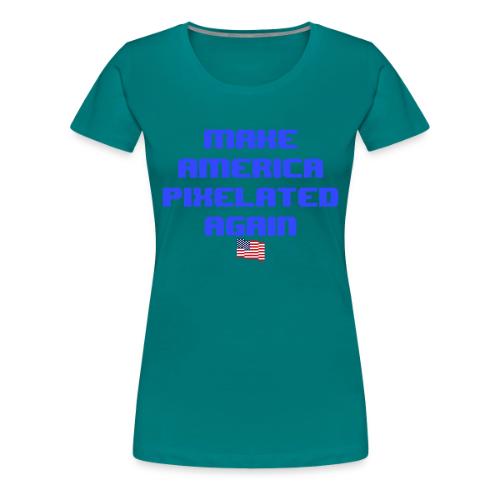 Pixelated America - Women's Premium T-Shirt
