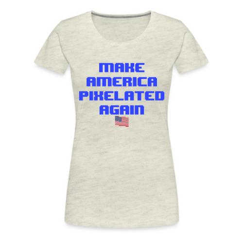 Pixelated America - Women's Premium T-Shirt