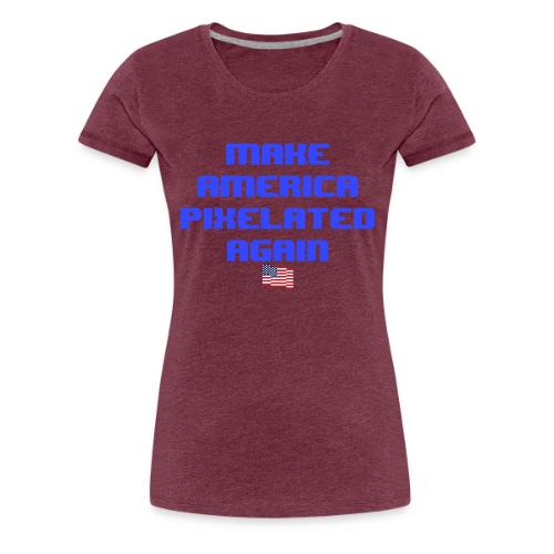 Pixelated America - Women's Premium T-Shirt
