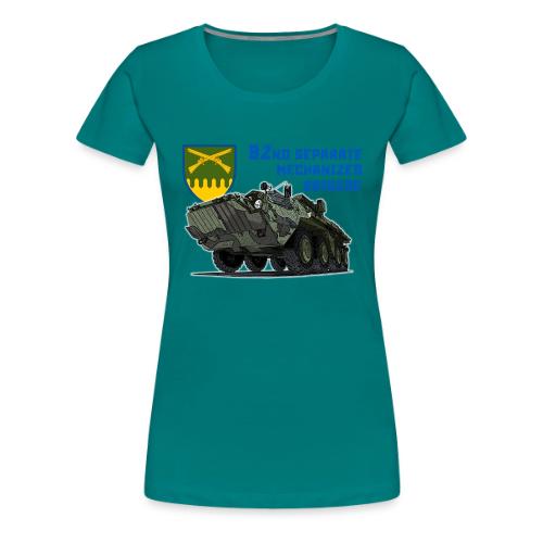 92nd Ukrainian Separate Mechanized brigade - Women's Premium T-Shirt