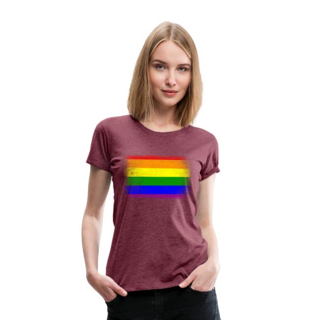 Grunge Rainbow Pride Flag