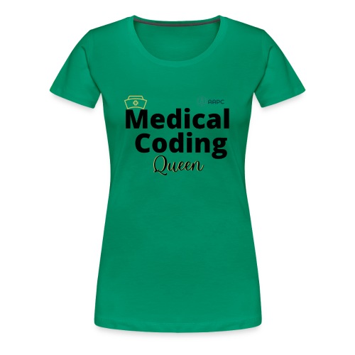 AAPC Medical Coding Queen Apparel - Women's Premium T-Shirt