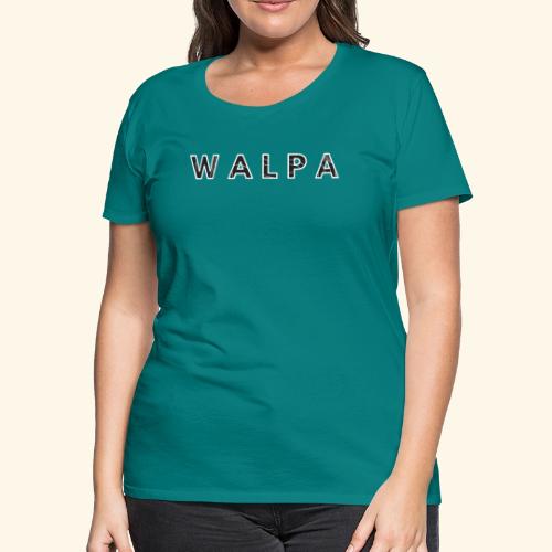 WALPA Bathymetric Contours - Women's Premium T-Shirt