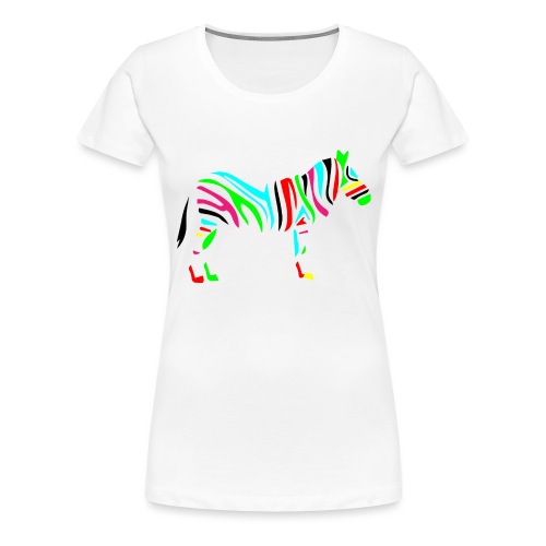 Wild_zebra - Women's Premium T-Shirt