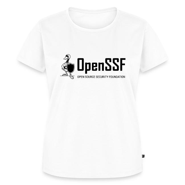 OpenSSF wide black and white logo