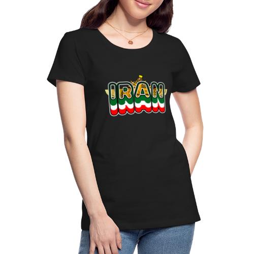 Iran Lion Sun Farvahar - Women's Premium T-Shirt