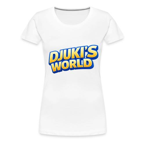 DJUKI’S WORLD – Golden Logo - Women's Premium T-Shirt