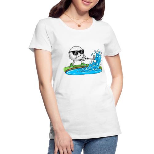 Water Hazard Specialist Funny Bad Golfer Quote - Women's Premium T-Shirt