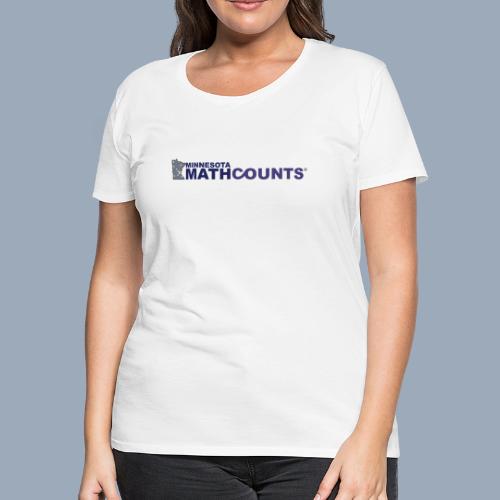Minnesota MATHCOUNTS Gray State - Women's Premium T-Shirt