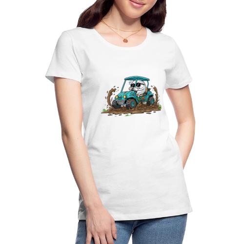 Off Roading Specialist Funny Muddy Cart Quote - Women's Premium T-Shirt