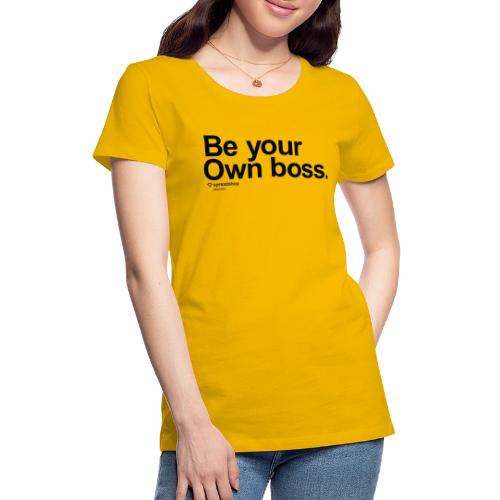 Boss in black - Women's Premium T-Shirt