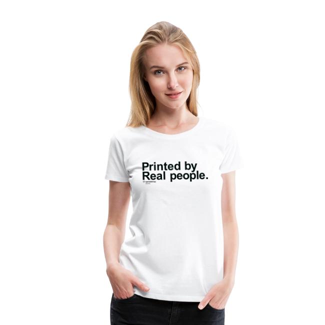 Printed in black
