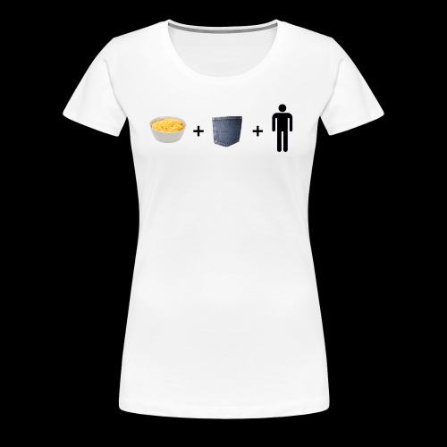 Macaroni Pocket Man Shirt - Women's Premium T-Shirt