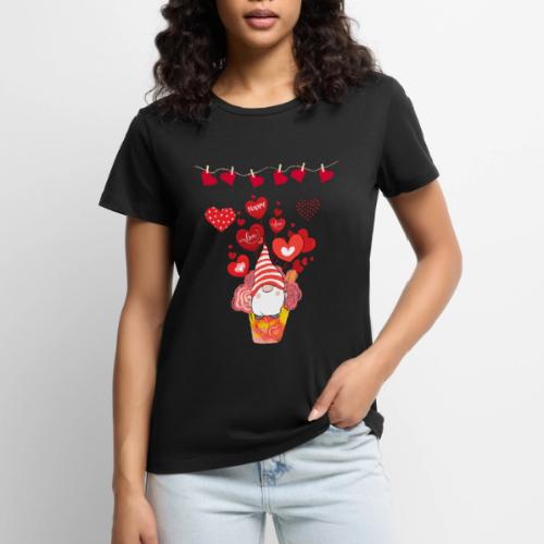 Design wrapped in love hearts, vibrating in love. - Women's Premium T-Shirt
