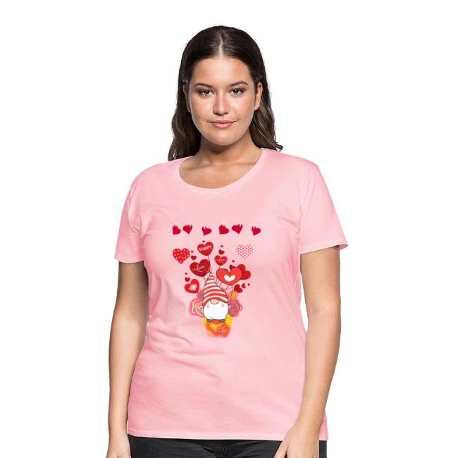 Design wrapped in love hearts, vibrating in love.