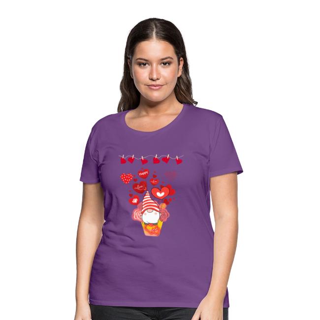 Design wrapped in love hearts, vibrating in love.