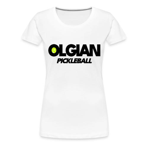 Olgian Pickleball Logo Gear - Women's Premium T-Shirt