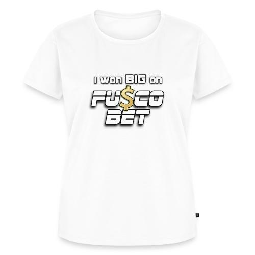 I WON BIG ON FUSCOBET - Women's Premium T-Shirt