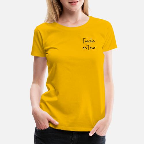 Foodie on Tour - Women's Premium T-Shirt