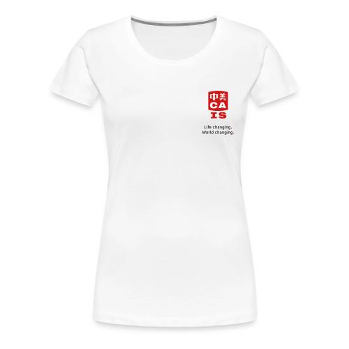 CAIS Logo - Life Changing. World Changing. - Women's Premium T-Shirt
