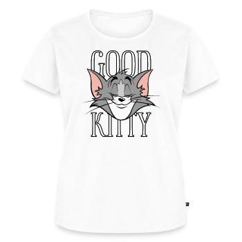 Tom and Jerry Good Kitty - Women's Premium T-Shirt - white - Front - AI Model Female 180 light (180cm)