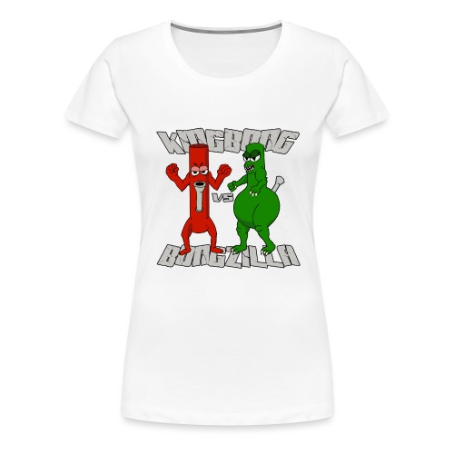 kingbong vs bongzilla - Women's Premium T-Shirt