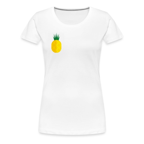 Pixel looking Pineapple - Women's Premium T-Shirt