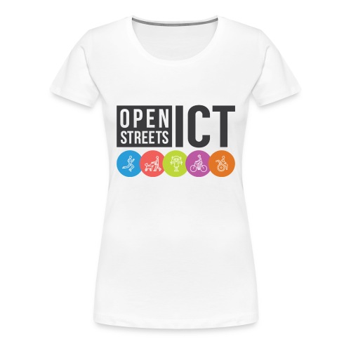 Open Streets ICT Logo - Women's Premium T-Shirt