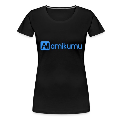 Amikumu Logo Blue - Women's Premium T-Shirt