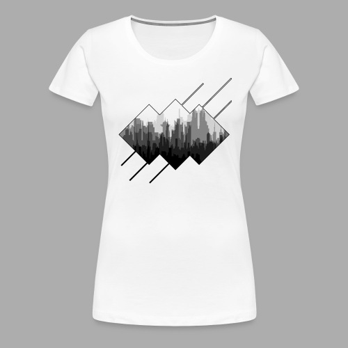 BLACK AND WHITE CITY - Women's Premium T-Shirt