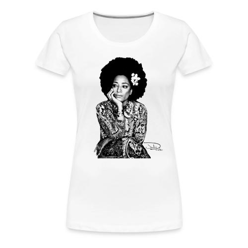 Julie Dexter Afro Flower - Women's Premium T-Shirt