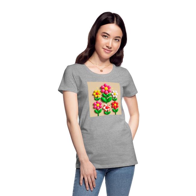 3D Flowers and Butterflies in Amber, Floral Design