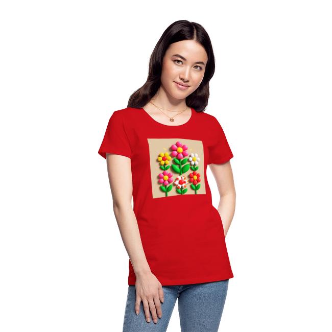 3D Flowers and Butterflies in Amber, Floral Design